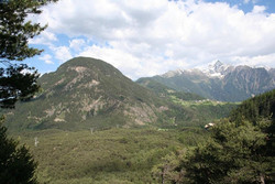 Geolehrpfad Forchet - Blick auf Acherkogel